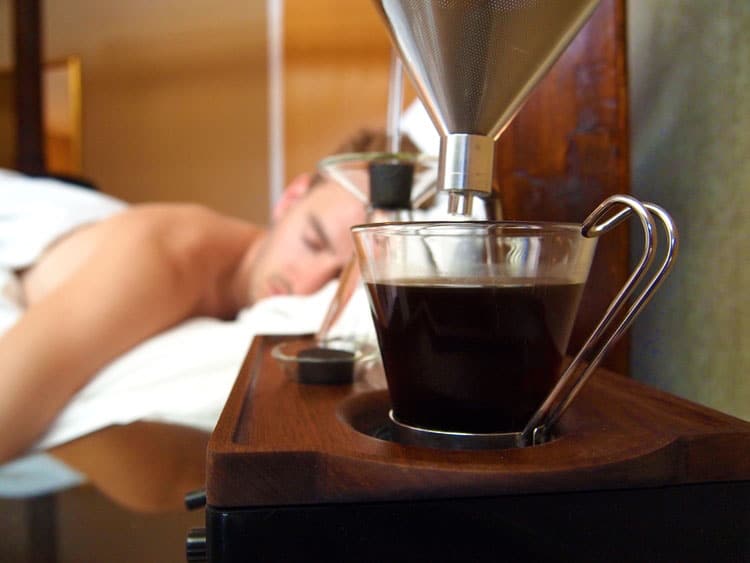 Hate Mornings? Then This Coffee-Brewing Alarm Clock Might Be For You